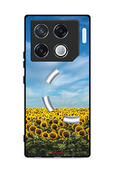 Tolwak غطاء حماية لهاتف Infinix GT 20 Pro 5G بطبعة عباد الشمس تحت السماء