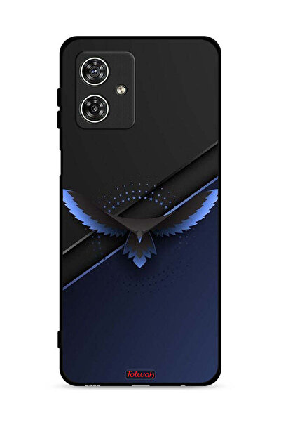 Tolwak غطاء حماية موتورولا موتو جي 54 5G بتصميم نسر فني تجريدي رقمي