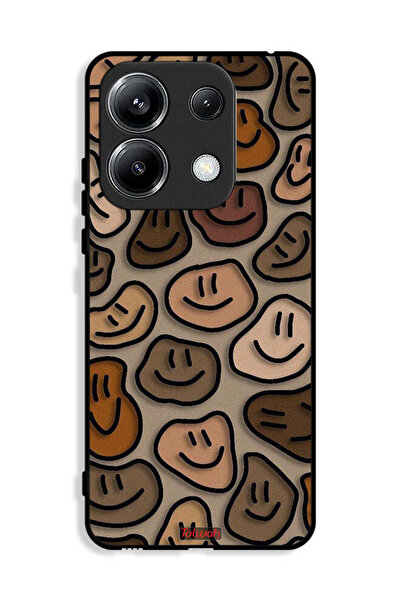 Tolwak غطاء حماية لهاتف شاومي بوكو M6 برو 4G برسومات وجوه مبتسمة