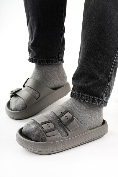 Babetty Summer Soft Soled Double Buckle Casual Slippers Beach Pool Garden Sea