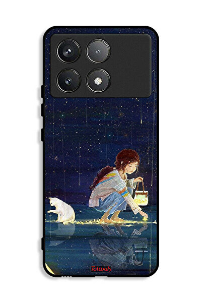 Tolwak غطاء حماية لهاتف Xiaomi Redmi K70E 5G برسومات نجوم فنية