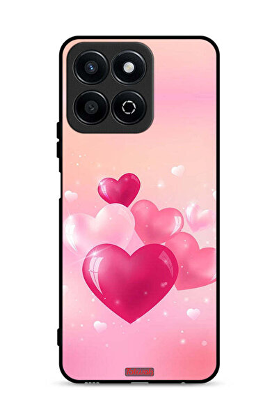 Tolwak غطاء حماية لهاتف Honor Play 60 Plus 5G برسومات قلوب جميلة