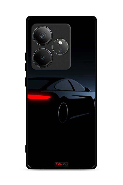 Tolwak غطاء حماية لهاتف Realme GT Neo6 5G - لون السيارة الداكنة