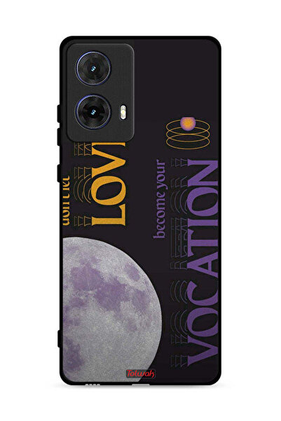 Tolwak غطاء حماية لهاتف موتورولا موتو جي 85 5 جي - لا تدع الحب يصبح مهنتك