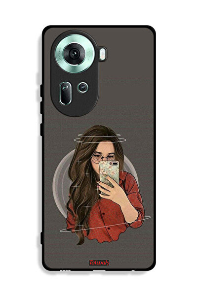 Tolwak غطاء حماية لهاتف Oppo Reno11 5G لالتقاط صور سيلفي