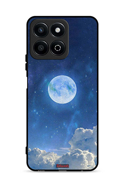 Tolwak غطاء حماية لهاتف Honor Play 60 Plus 5G بتصميم غيوم القمر