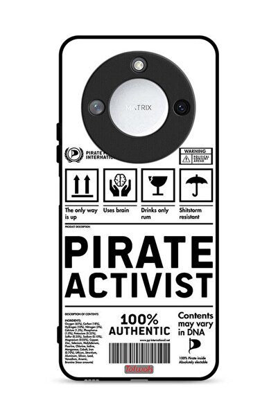 Tolwak غطاء حماية لهاتف Honor X9c Smart 5G، ملصق ناشط خاص