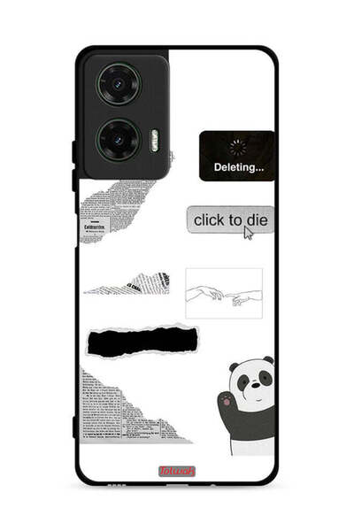 Tolwak غطاء حماية لهاتف موتورولا موتو جي 35 5G، ملصق باندا