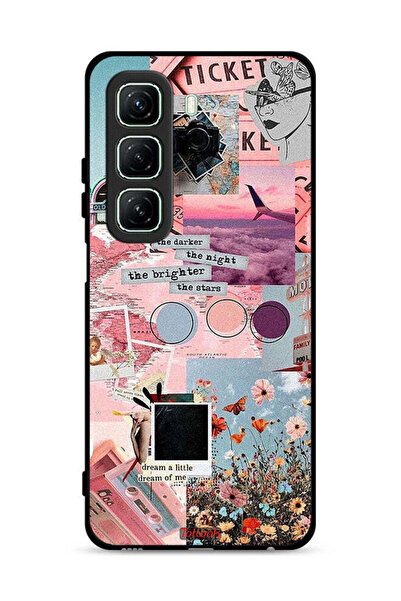 Tolwak غطاء حماية لهاتف Infinix Hot 50 5G كلما أظلم الليل، كلما أشرقت النجوم