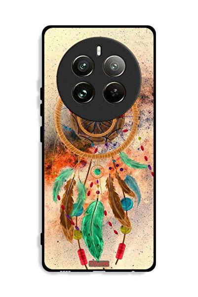 Tolwak غطاء حماية لهاتف Realme 12 Pro 5G بتصميم ماندالا ريش معلق