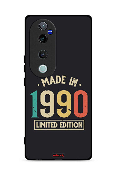 Tolwak غطاء حماية لهاتف Vivo V40 Pro 5G، إصدار محدود، صنع عام 1990