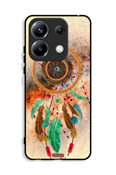 Tolwak غطاء حماية لهاتف Xiaomi Poco M6 Pro 4G بتصميم ماندالا ريش معلق