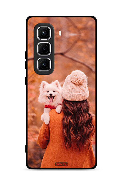 Tolwak غطاء حماية لهاتف Infinix Hot 50 Pro Plus 4G يحمل جروًا