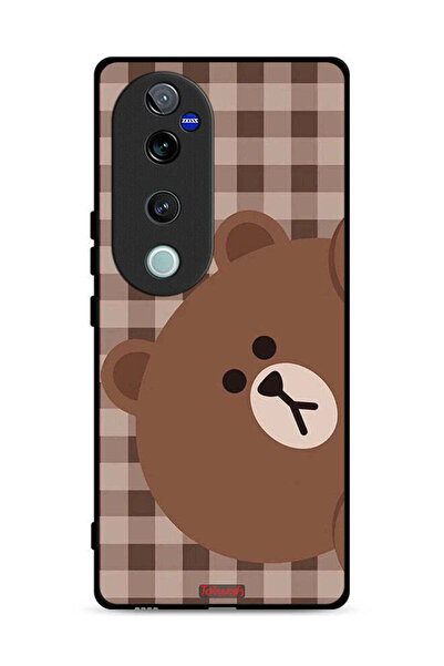 Tolwak غطاء حماية لهاتف Vivo V40 Pro 5G بتصميم دب تيدي