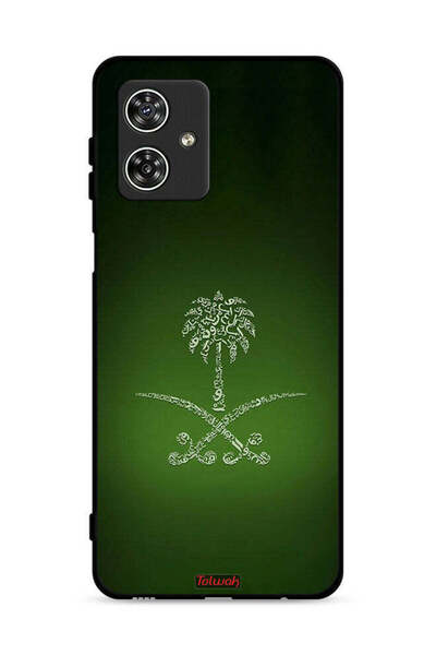 Tolwak غطاء حماية لهاتف موتورولا موتو جي 54 5 جي، لافتة المملكة العربية السعو...