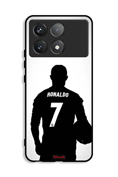 Tolwak غطاء حماية شاومي بوكو X6 برو 5G قناع كريستيانو رونالدو