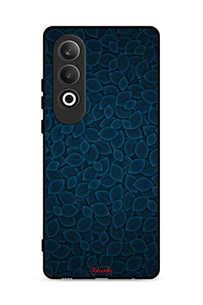 Tolwak غطاء حماية لهاتف Oppo K12 Plus 5G بنقشة أوراق فنية رقمية