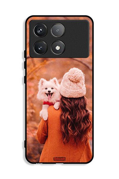 Tolwak غطاء حماية لهاتف Xiaomi Redmi K70E 5G يحمل جروًا