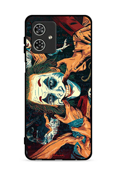 Tolwak غطاء حماية لهاتف موتورولا موتو جي 54 5G برسومات الجوكر