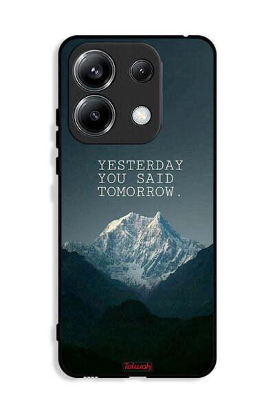 Tolwak غطاء حماية لهاتف Xiaomi Poco M6 Pro 4G - أمس قلت غدًا