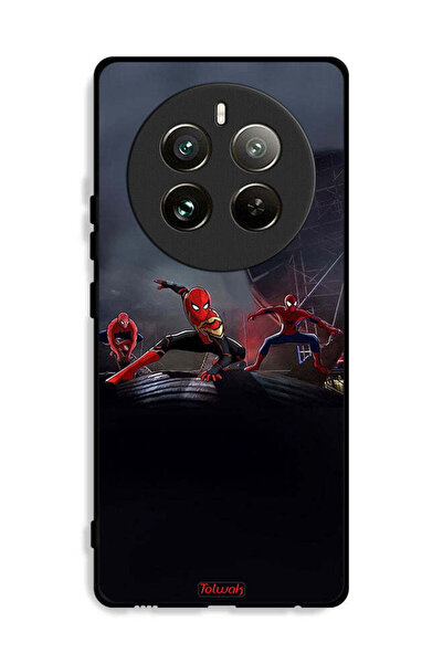 Tolwak غطاء حماية لجهاز Realme 12 Pro Plus 5G بتصميم ثلاث عناكب