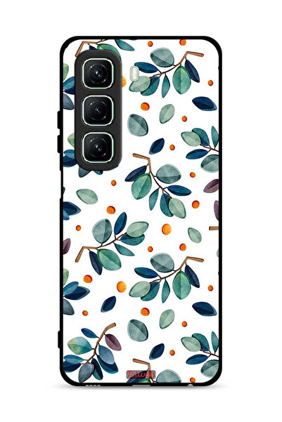 Tolwak غطاء حماية لهاتف Infinix Hot 50 5G بنقشة أوراق الشجر