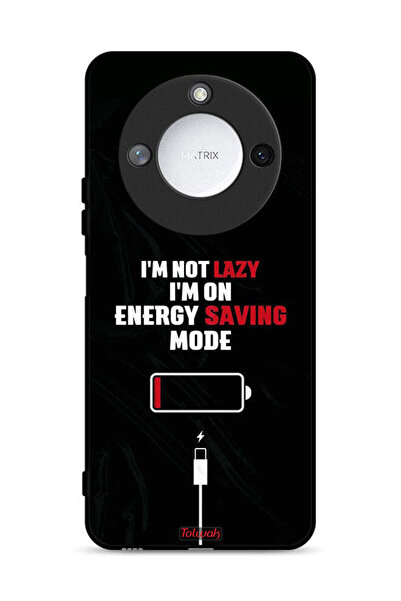 Tolwak غطاء حماية لهاتف Honor X9c Smart 5G أنا لست كسولاً، أنا في وضع توفير ا...