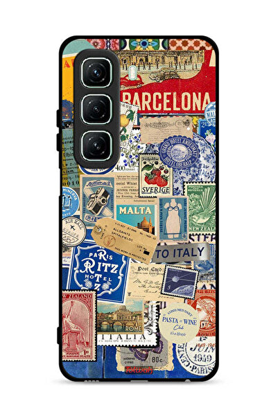 Tolwak ملصقات غطاء حماية لهاتف Infinix Hot 50 5G لمدن مختلفة