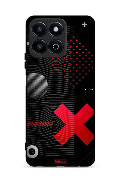 Tolwak غطاء حماية لهاتف Honor Play 60 Plus 5G بعلامة الصليب