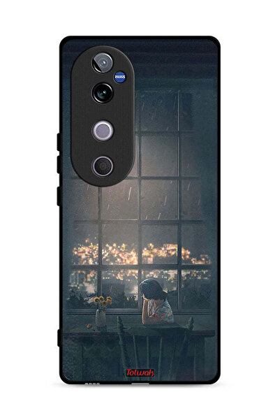 Tolwak غطاء حماية Vivo V40 5G مع صورة القمر