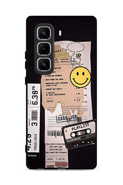 Tolwak غطاء حماية لجهاز Infinix Hot 50 Pro Plus 4G مع ملصق قائمة تشغيل