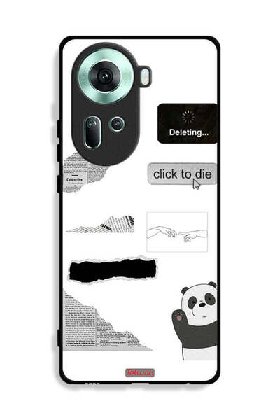 Tolwak غطاء حماية لهاتف Oppo Reno11 5G بملصق باندا