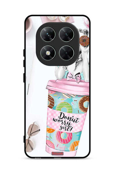 Tolwak غطاء حماية لهاتف شاومي ريدمي نوت 14 برو 5G - فتاة دونات ووري