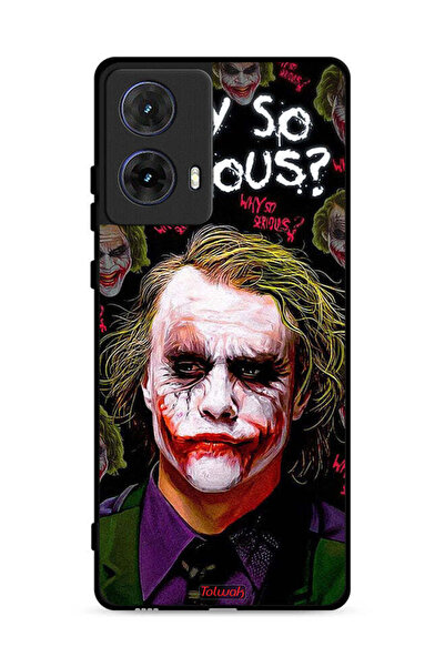 Tolwak Motorola Moto G85 5G Protective Case Cover Why So Serious