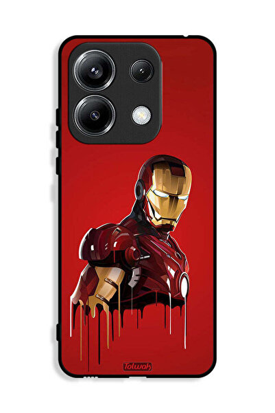 Tolwak غطاء حماية لهاتف شاومي بوكو M6 برو 4G برسومات الرجل الحديدي