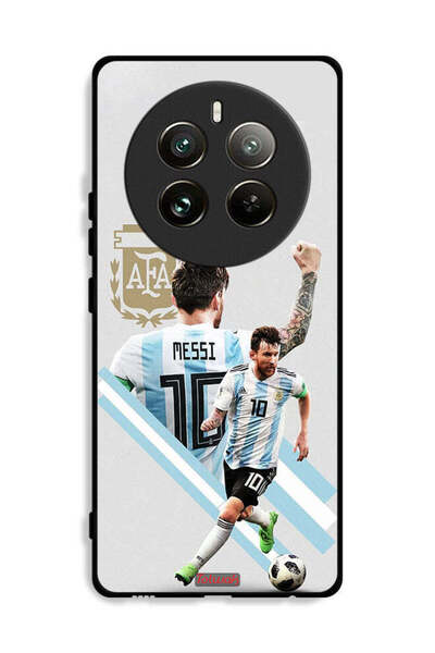 Tolwak غطاء حماية لهاتف Realme 12 Pro Plus 5G برسومات ليو ميسي