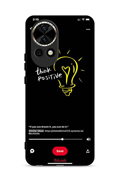 Tolwak غطاء حماية لهاتف هواوي نوفا 13 5G - فكر بإيجابية