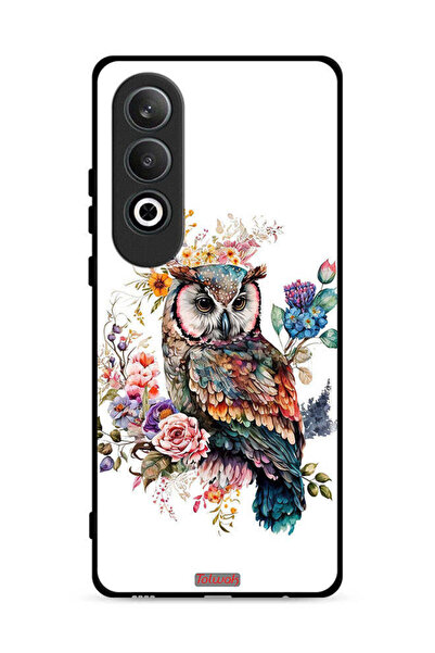 Tolwak غطاء حماية لهاتف OnePlus Nord CE4 5G بتصميم بومة فنية تجريدية