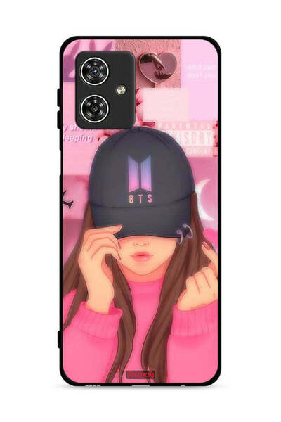 Tolwak غطاء حماية لهاتف موتورولا موتو جي 54 5G بطبعة فتاة سناب