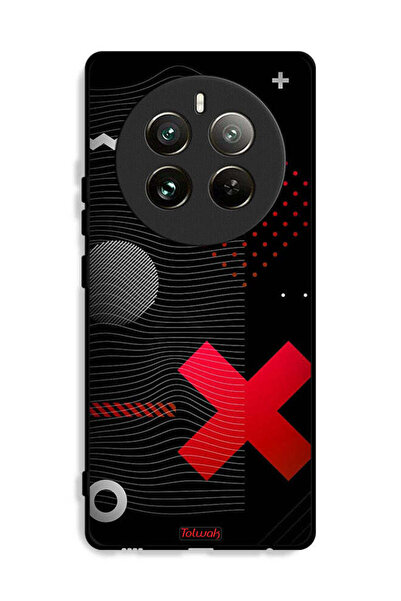 Tolwak غطاء حماية لهاتف Realme 12 Pro Plus 5G بعلامة الصليب