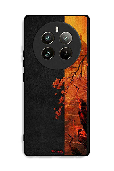 Tolwak غطاء حماية لهاتف Realme 12 Pro Plus 5G بألوان الخريف الفنية