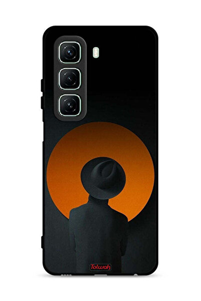 Tolwak غطاء حماية لهاتف Infinix Hot 50 5G برسومات فتى القبعة