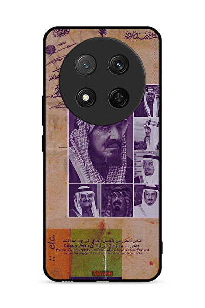 Tolwak غطاء حماية لهاتف Honor X9c 5G - صور قديمة لملوك السعودية