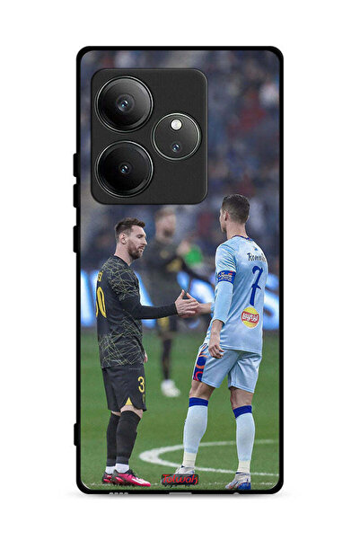 Tolwak غطاء حماية لهاتف Realme GT Neo6 5G ميسي ورونالدو