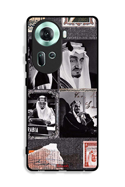 Tolwak غطاء حماية لهاتف Oppo Reno11 5G، ملصق الملك فيصل العتيق