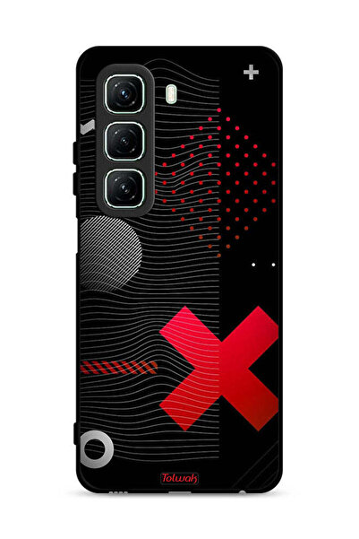 Tolwak غطاء حماية Infinix Hot 50 5G بعلامة الصليب غطاء حماية Infinix Hot 50 5G