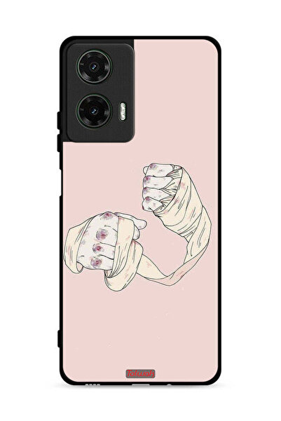 Tolwak غطاء حماية لهاتف موتورولا موتو جي 35 5G برسومات فنية مقاتلة