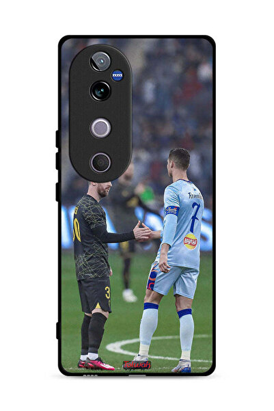 Tolwak غطاء حماية فيفو V40 5G لميسي ورونالدو