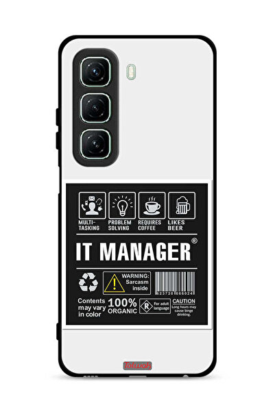 Tolwak غطاء حماية لجهاز Infinix Hot 50 5G مع ملصق مدير تكنولوجيا المعلومات