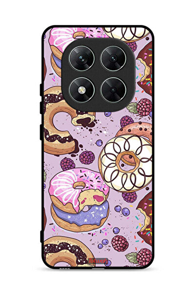 Tolwak غطاء حماية لهاتف Xiaomi Poco X7 5G برسومات دونات فنية